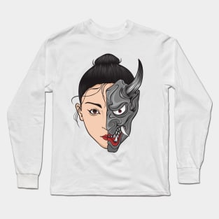 Woman onimask Long Sleeve T-Shirt